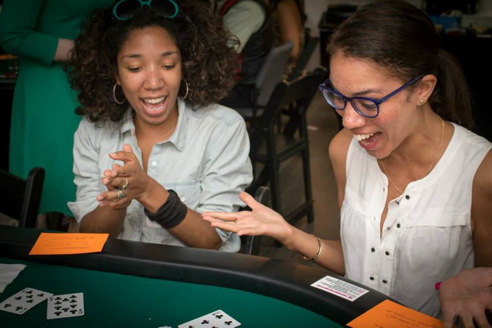 Poker Divas - playing poker