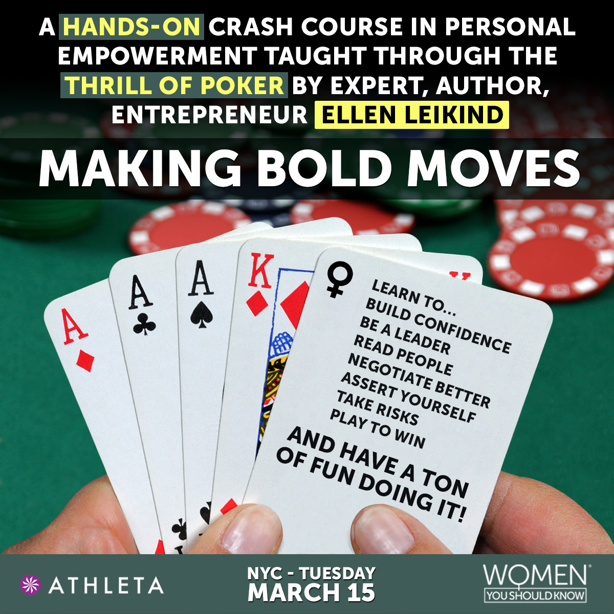 MAKE A BOLD MOVE NOW Poker Divas