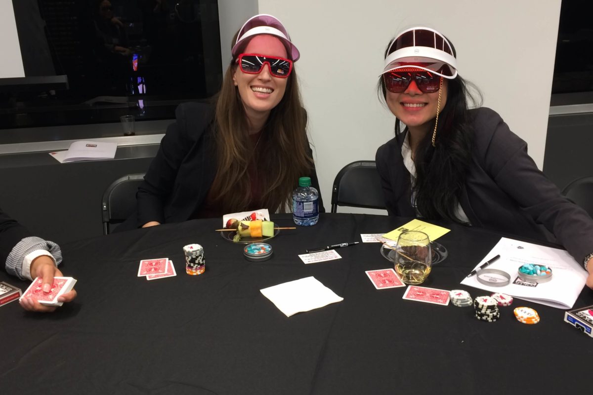 Poker Divas - Women wear glasses