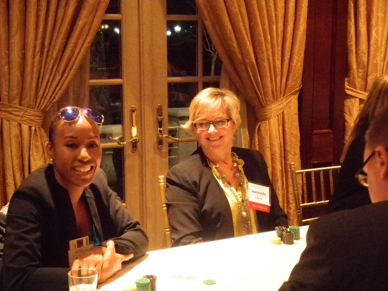 Poker Divas - Two women laughing