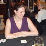 Poker Divas - Woman in purple dress