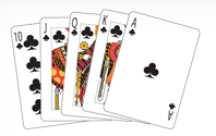 Poker Divas - poker hand royalflush