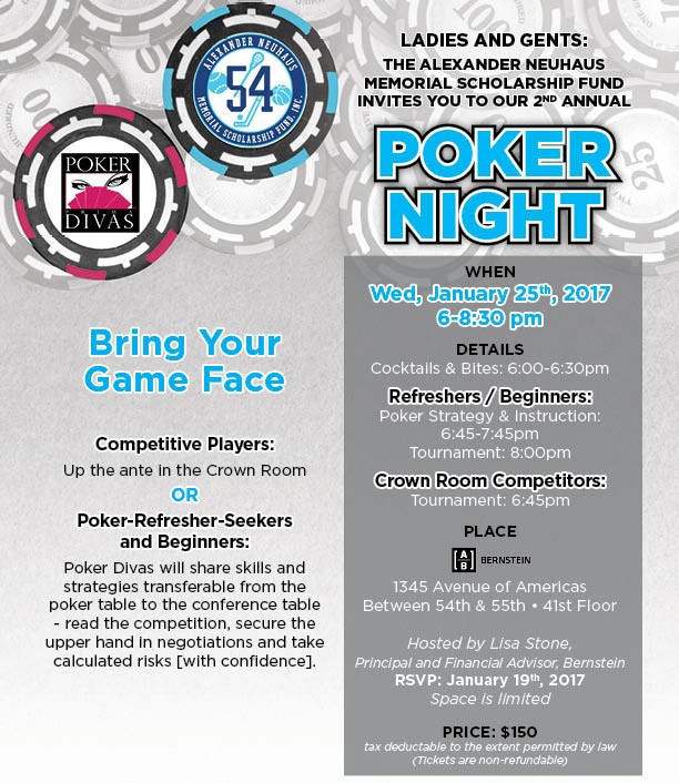 Poker Night flyer