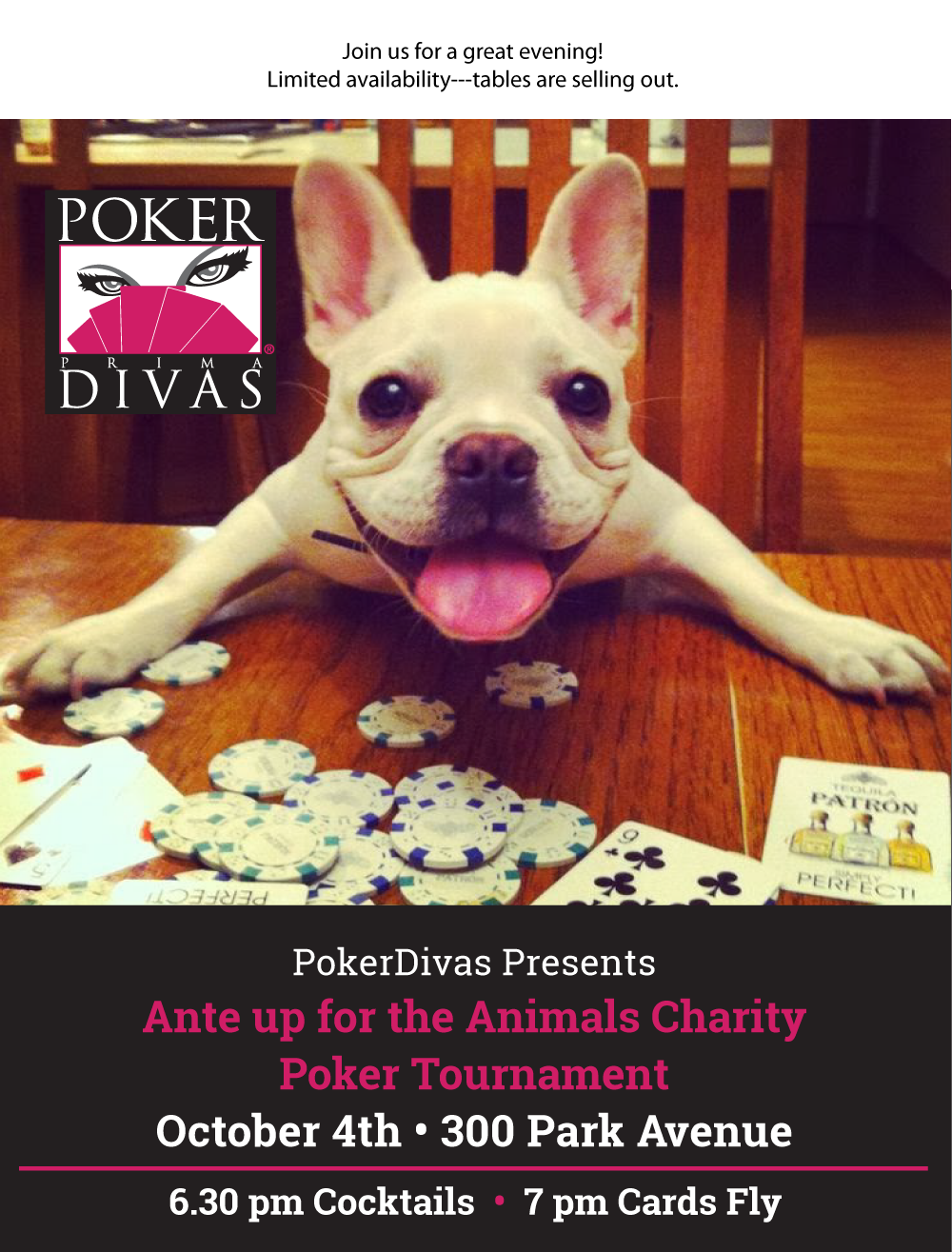 Ante up for the Animals Charity Poker Tournament